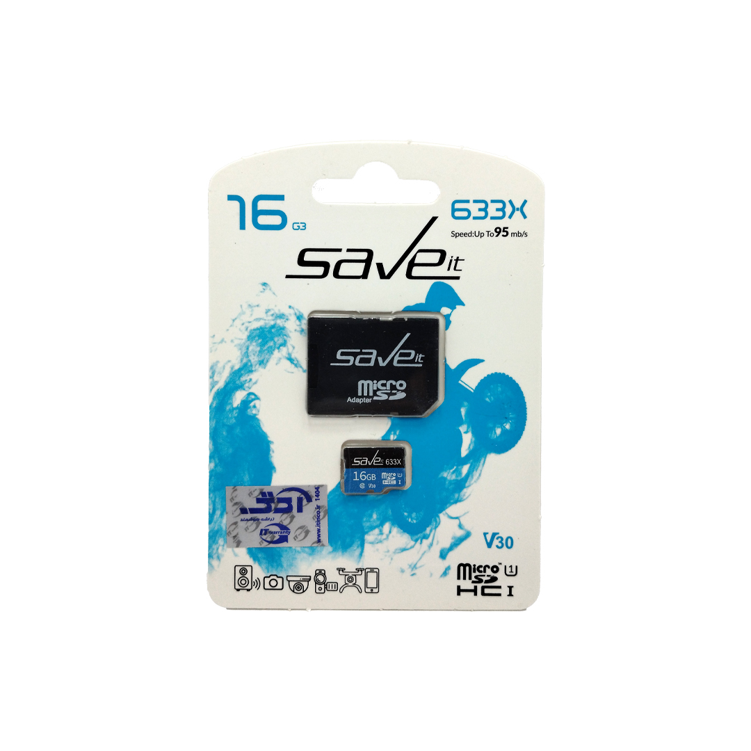 کارت حافظه 16 گیگ برند SAVE IT مدل 633X