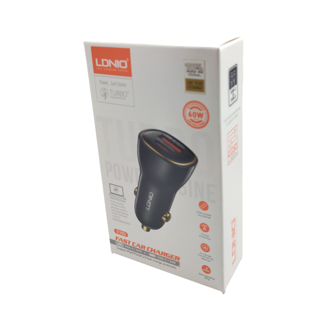 فندکی خودرو برند LDNIO مدل C103